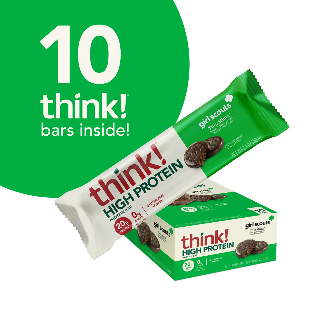 high protein girl scout thin mint 10ct box