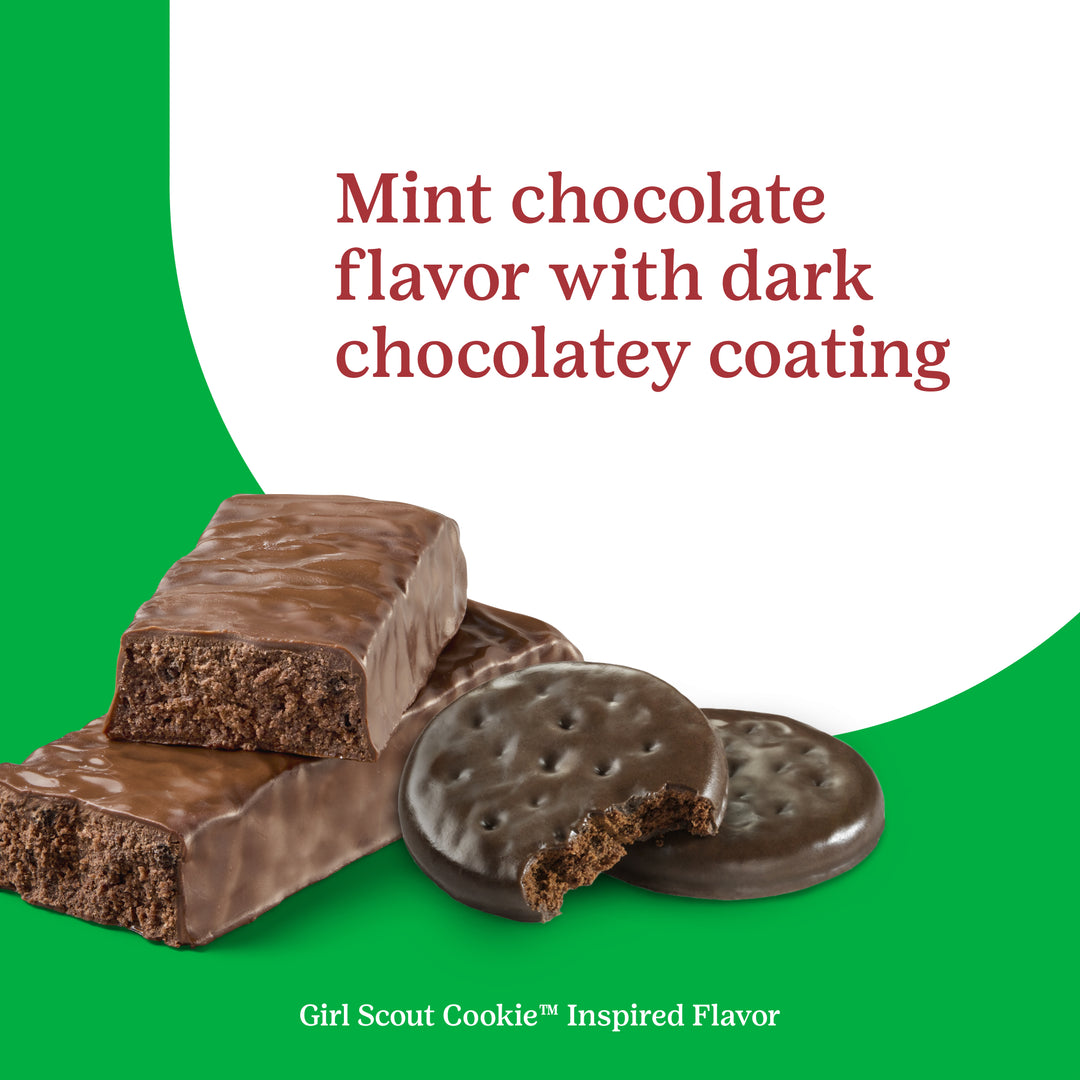 mint chocolate flavor with dark chocolatey coating