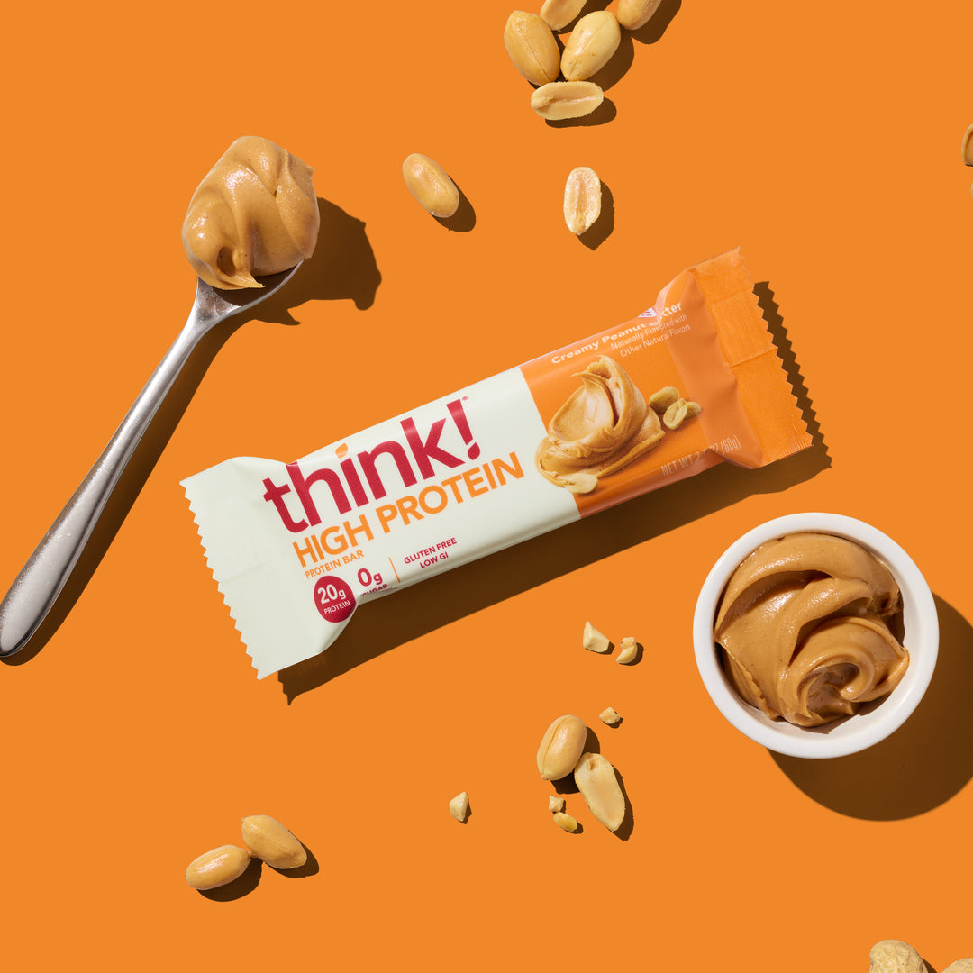 Think High Protein peanut butter flavored protein bar