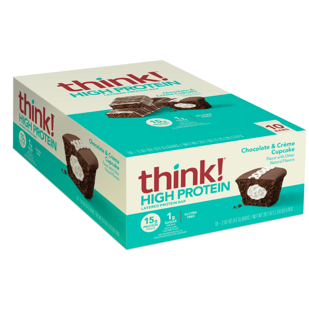 High Protein Bar, Chocolate Crème Cupcake in a box