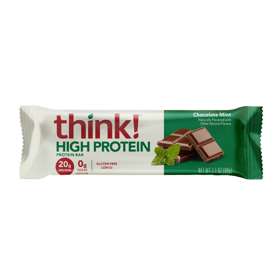 think! High Protein Bar, Chocolate Mint – Think Products