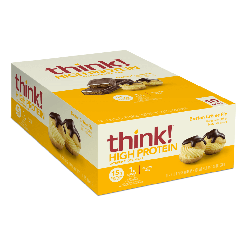 High Protein Bar, Boston Crème Pie in a box